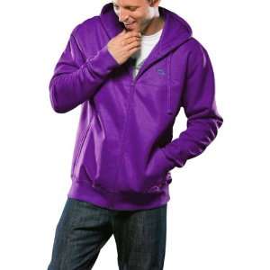   Hoody Zip Casual Wear Sweatshirt   Enamel Purple / X Large Automotive