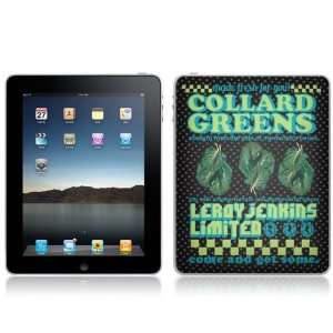    LEJK10051 iPad  Wi Fi Wi Fi + 3G  Leroy Jenkins  Collard Greens Skin