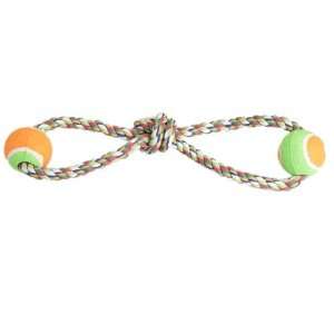  4211 Pet Dog Chew Cotton Braided Rope 2 Balls 8 style Tug 