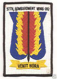 1950s 60s 97th BOMB WING patch  