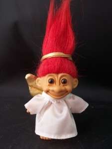 Russ Angel Troll Doll Red Hair 7 1/2 Tall  