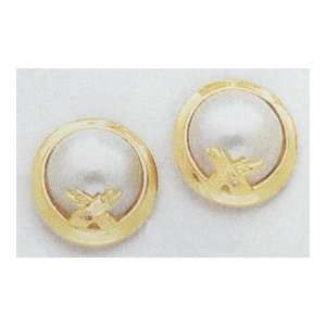  Mabe Pearl Earrings   XMP89 Jewelry