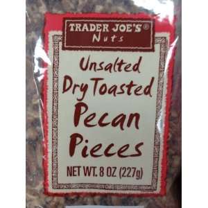 Trader Joes Unsalted Dry Toasted Pecan Grocery & Gourmet Food