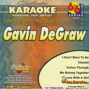   Karaoke 6X6 CDG CB40426   Gavin DeGraw: Musical Instruments