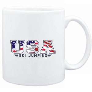  Mug White  USA Ski Jumping / FLAG CLIP   ARMY  Sports 