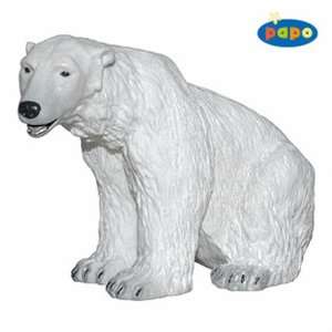  Papo   Sitting Polar Bear: Toys & Games