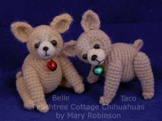 PATTERN   Chihuahua Thread Crochet Bear Friend  
