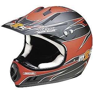  M2R SX Pro Offroad Helmet   Youth, Black/Red, Youth Small 