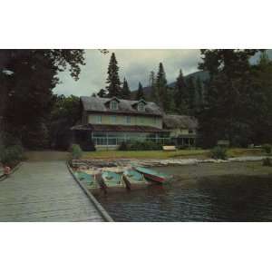   Lake Crescent Lodge Olympic Washington Post Card 70s 