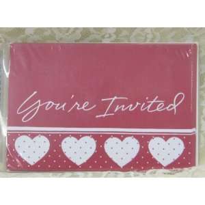   Hallmark Valentines VIN 14 Your Invited Invitations 