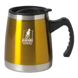 Murray State University   16 ounce Squat Travel Mug Tumbler   Gold 