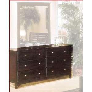   Drawer Dresser in Dark Cherry Portola ALPB 03DCM: Home & Kitchen