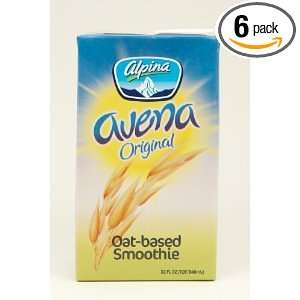 Alpina Oat based Smoothie Original Flavor 32 oz (Pack of 6)