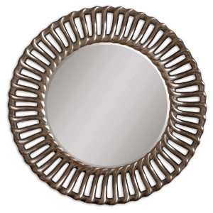  Oval Decorative Mirror with Open Design