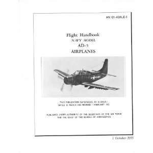  Donnell Douglas AD 5 Aircraft Flight Manual Mc Donnell Douglas Books