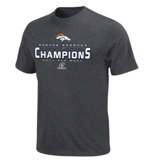 Denver Broncos 2011 AFC West Division Champions XLVI Playoffs T Shirt 