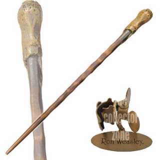Harry Potter Wand of Ron Weasley & Name Clip Stand  