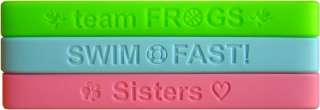 set of 10 make your own CUSTOM SILICONE WRISTBANDS )  