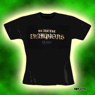   Clothing   Official Skinny T Shirt QUEEN We Are The CHAMPIONS S 8
