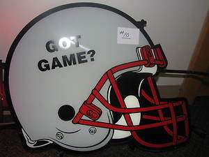 LARGE OHIO STATE GOT GAME HELMET NEON SIGN VERY COOL PIECE  