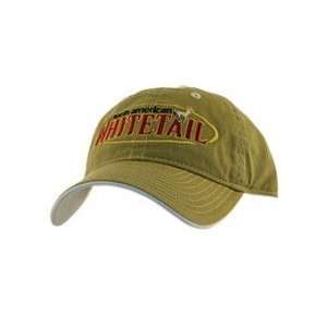  North American Whitetail Hunting Cap ~ Hat ~ Khaki: Sports 