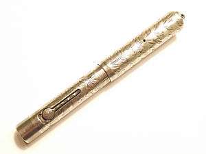 Waterman Ideal Fountain Pen 925 Sterling 14k Gold nib Exc Vest Pocket 
