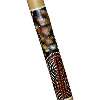 Bamboo Didgeridoo, Hand Painted Celestial Design w/ Bag  