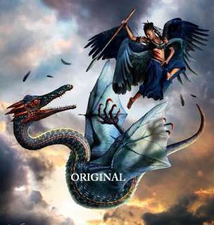 Angel & Dragon Cross Stitch Pattern Fantasy warfare TBB  
