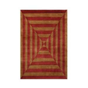 Noble Gold / Rust Contemporary Rug