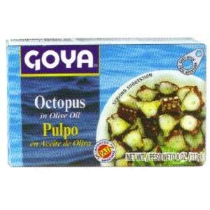Goya Octopus in Olive Oil 4 oz: Grocery & Gourmet Food