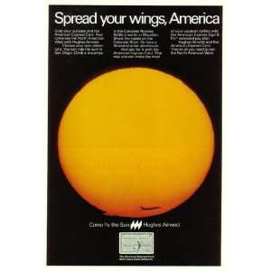   Sun Hughes Airwest American Express Print Ad (19180)