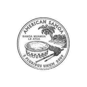  2009 D American Samoa Quarter   Denver Mint Toys & Games