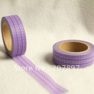 Japanese washi tape(Decorative paper tape) iron wire pattern 3 rolls 