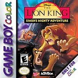 The Lion King Simbas Mighty Adventure Nintendo Game Boy Color, 2000 