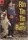 RIN TIN TIN AND RUSTY #18 (1957) Dell Comics 1st appearance of Rusty 