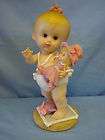 LARGE RESIN BABY DOLL WITH DOLLY, NEW