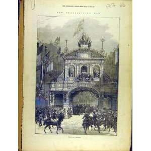    1872 Thanksgiving Day Temple Bar Greenwich Hospital