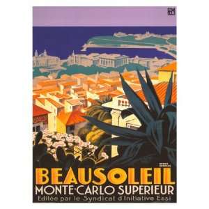   Beausoleil Giclee Poster Print by Roger Broders, 18x24
