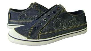 COACH Keeley Dark Blue Denim TENNIS SHOES SNEAKER A1602 Sz 10 * NEW $ 