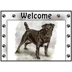 Patterdale Terrier Welcome Sign