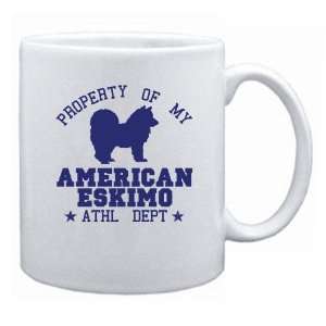   Property Of My American Eskimo   Athl Dept  Mug Dog