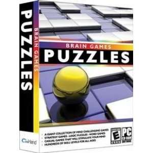  BRAIN GAMES PUZZLES   ON HAND SOFTWARE (WIN ME2000XPVISTA 