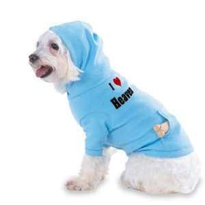 Love/Heart Heaven Hooded (Hoody) T Shirt with pocket for your Dog or 