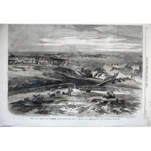 Peter Port Guernsey Fort George Harbour Roadstead 1861:  