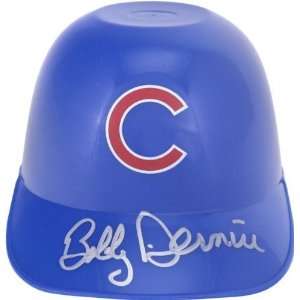  Bob Dernier Autographed Helmet  Details Chicago Cubs 