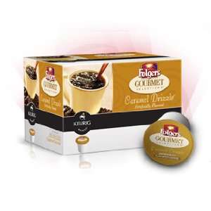 Folgers Gourmet Selections K Cup Caramel Drizzle 18 Count K Cups for 