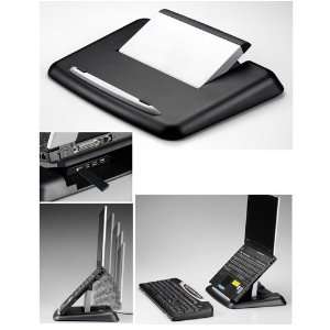  Adjustable Angle Notebook Stand W/4 port Usb Hub Office 