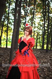 Meiko Red Gown   Alice in Music Land [VOCALOID] cosplay costume  
