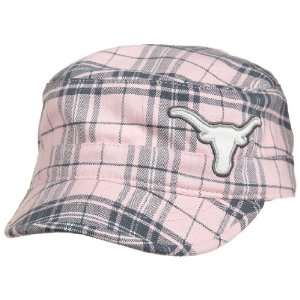   Texas Longhorns Bling Cap (Pink Plaid, One Size)