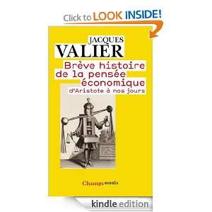 Brève histoire de la pensée économique dAristote à nos jours 